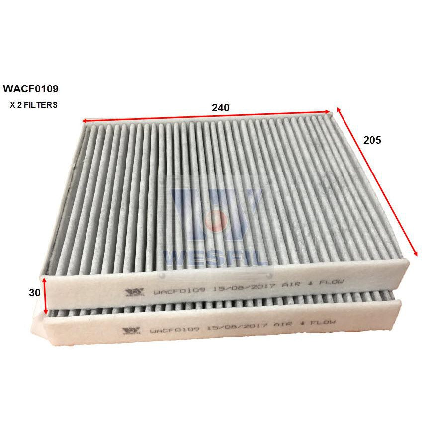 Wesfil Cabin/Pollen Air Filter - WACF0109