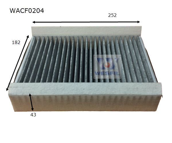 Wesfil Cabin/Pollen Air Filter - WACF0204