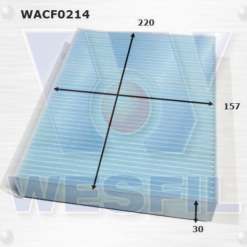 Wesfil Cabin/Pollen Air Filter - WACF0214 - RCA357C