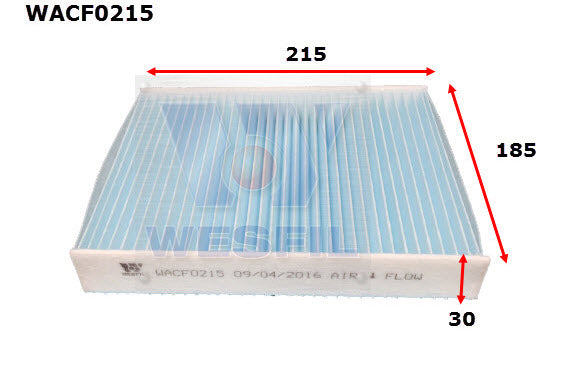 Wesfil Cabin/Pollen Air Filter - WACF0215 - RCA333P