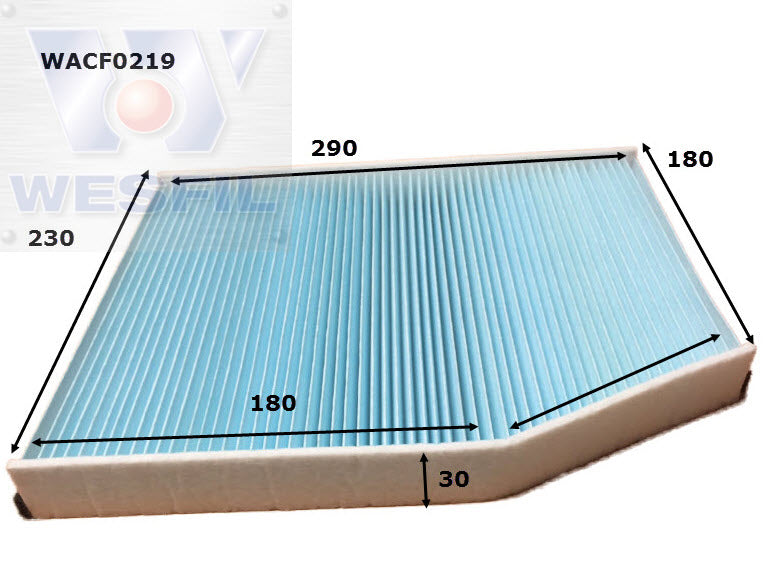 Wesfil Cabin/Pollen Air Filter - WACF0219 - RCA325P