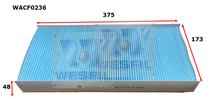 Wesfil Cabin/Pollen Air Filter - WACF0236