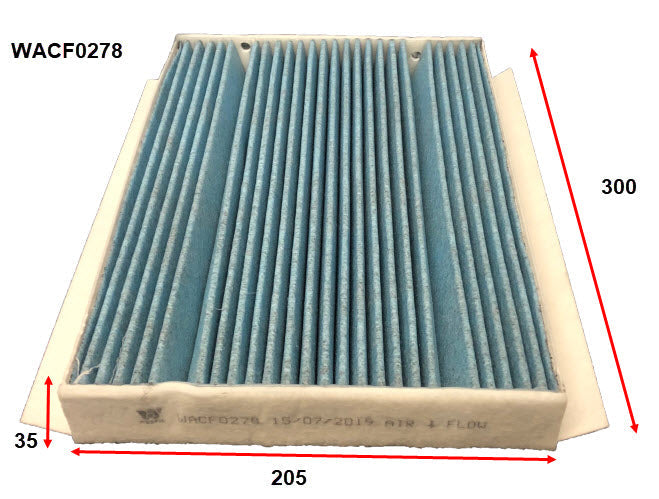 Wesfil Cabin/Pollen Air Filter - WACF0278