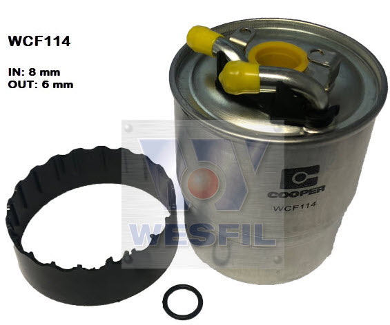 Wesfil Diesel Fuel Filter - WCF114 (Z706)
