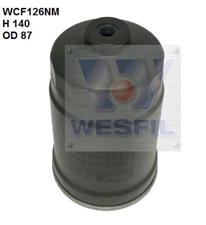 Wesfil Diesel Fuel Filter - WCF126NM (Z707)