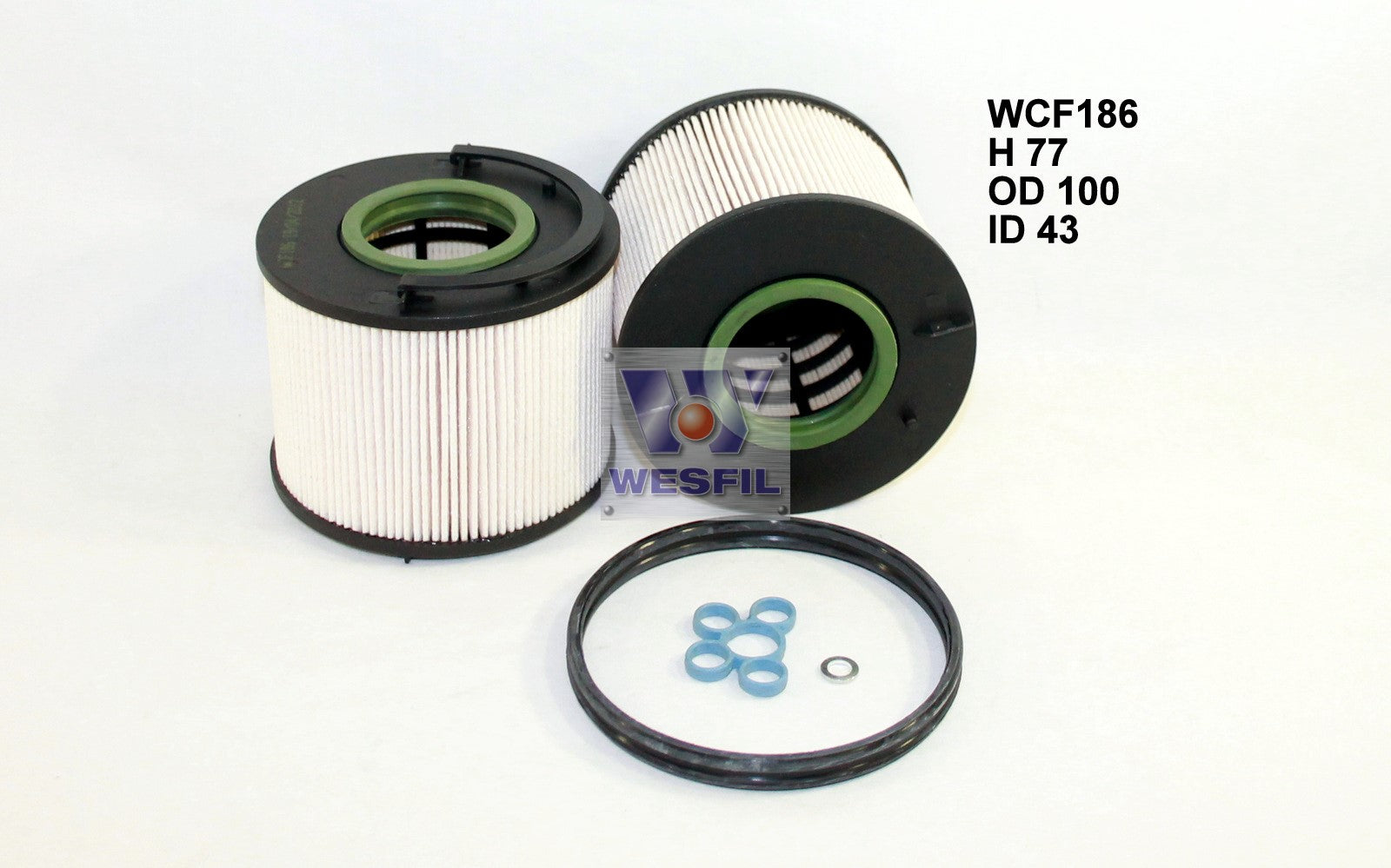 Wesfil Diesel Fuel Filter - WCF186 (R2704P)