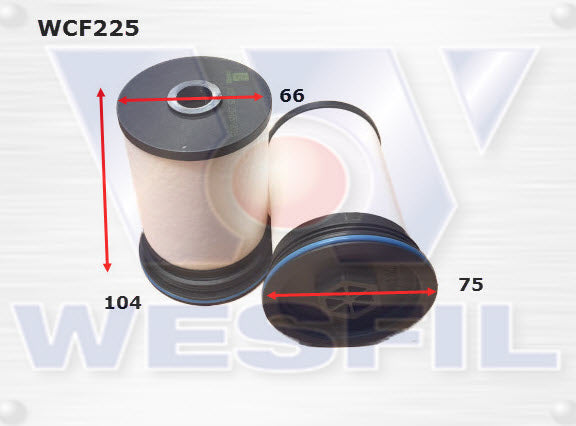 Wesfil Diesel Fuel Filter - WCF225 (R2833P)