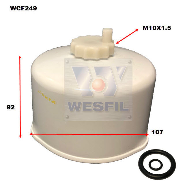 Wesfil Diesel Fuel Filter - WCF249
