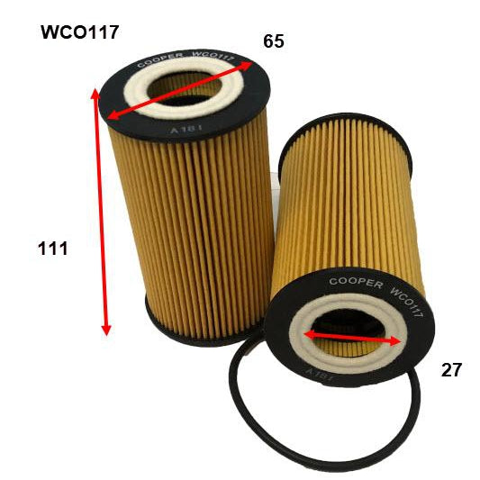 Wesfil Oil Filter - WCO117