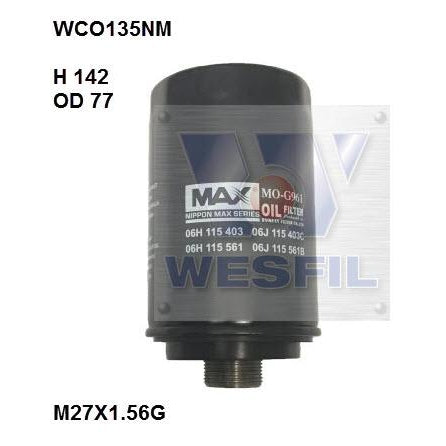 Wesfil Oil Filter - WCO135NM (Z793)