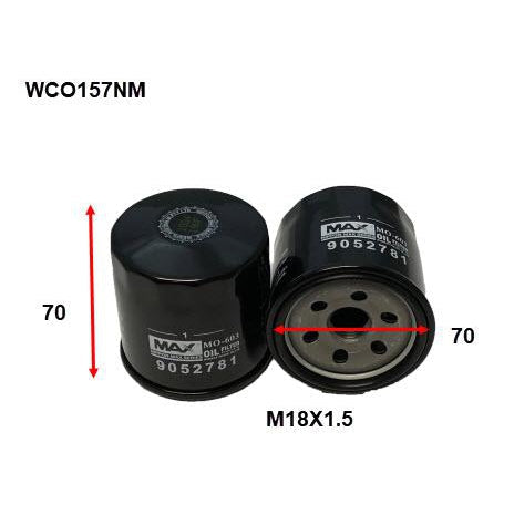 Wesfil Oil Filter - WCO157NM (Z930)