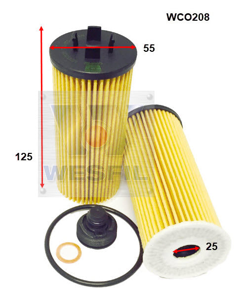 Wesfil Oil Filter - WCO208 (R2773P)