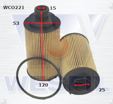 Wesfil Oil Filter - WCO221 (R2856P)