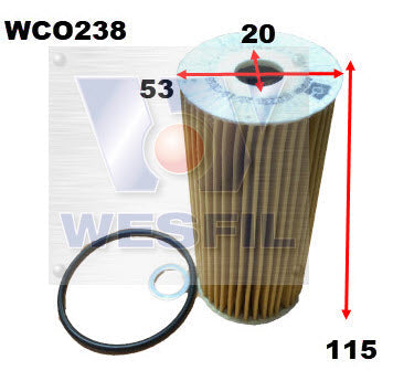 Wesfil Oil Filter - WCO238 (R2860P)
