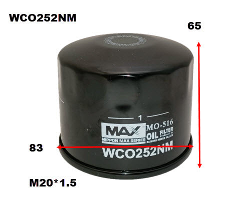 Wesfil Oil Filter - WCO252NM (Z1083)