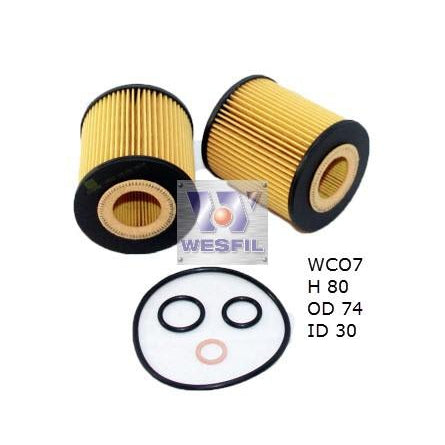 Wesfil Oil Filter - WCO7 (R2635P / R2624P)