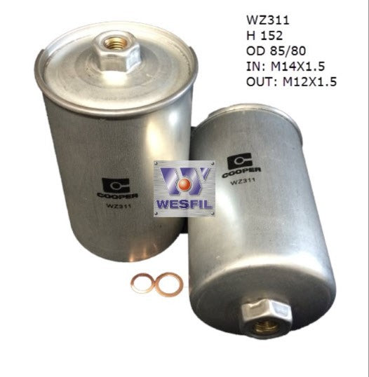 Wesfil Fuel Filter - WZ311 (Z311)