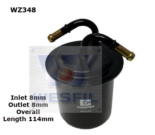 Wesfil Fuel Filter - WZ348 (Z348)