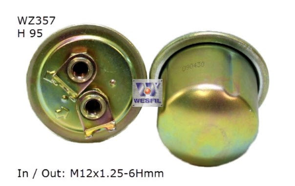 Wesfil Fuel Filter - WZ357 (Z357)