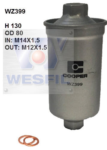 Wesfil Fuel Filter - WZ399 (Z399)