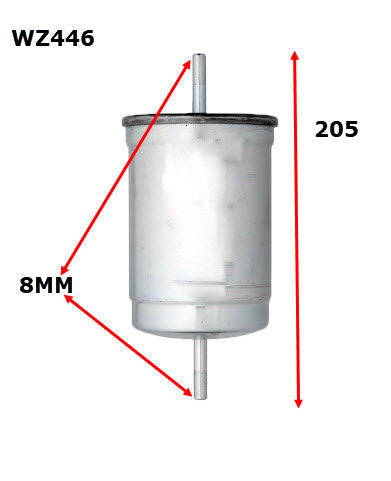 Wesfil Fuel Filter - WZ446 (Z446)