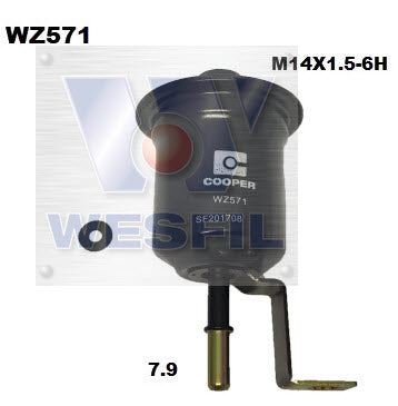 Wesfil Fuel Filter - WZ571 (Z571)