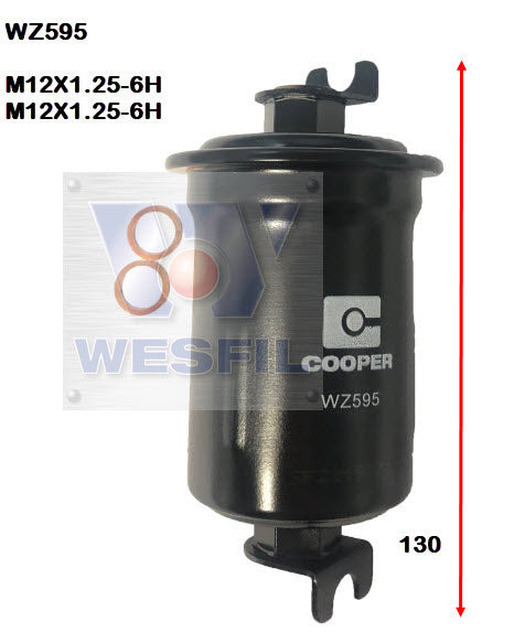 Wesfil Fuel Filter - WZ595 (Z595)