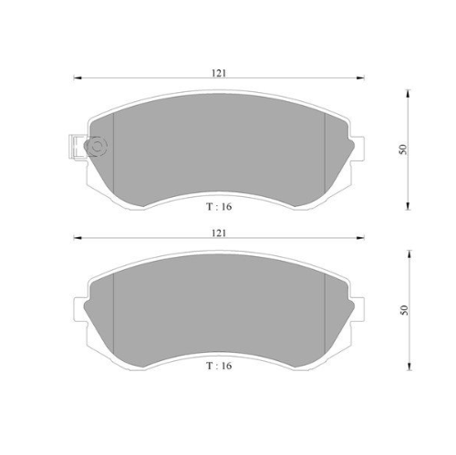 Bosch QuietCast Brake Pads Set - DB1148BKL