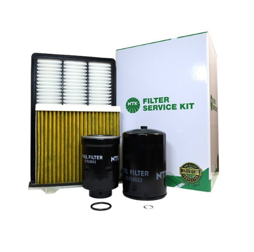 NTK Filter Service Kit NSK0016 - [Fits Mitsubishi Pajero, NT, NW, NX, 4M41T 3.2L, 2009-2016]