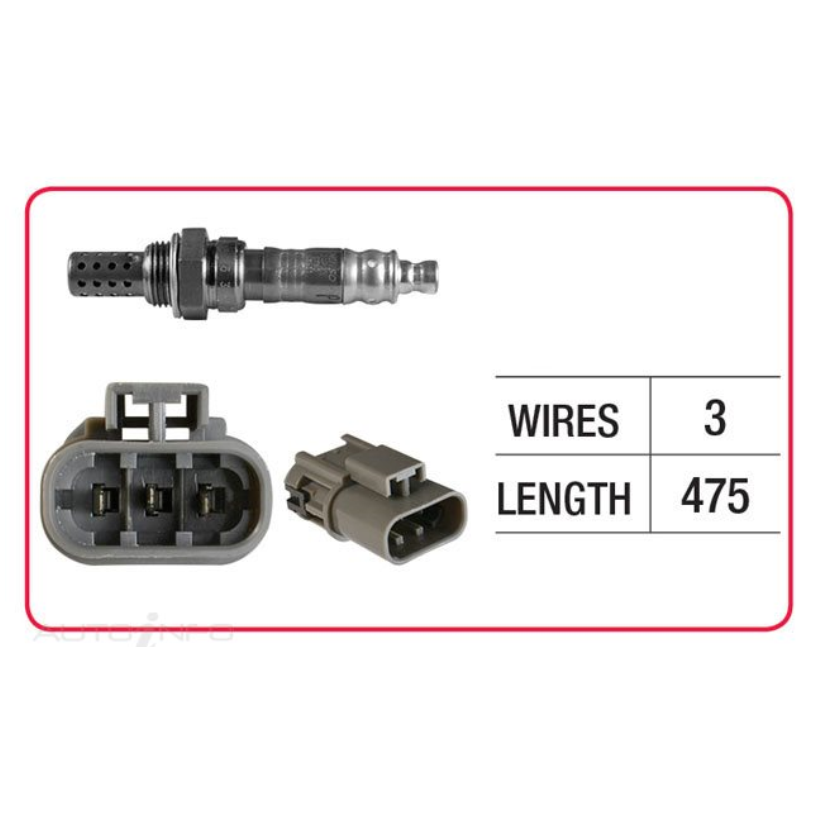 Goss Oxygen Sensor - 3 Wire - Nissan - OX249