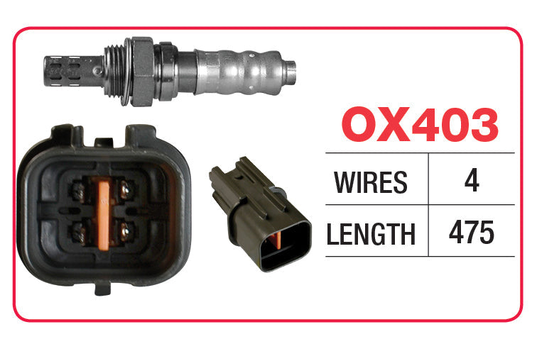 Goss Oxygen Sensor - 4 Wire - Hyundai - OX403